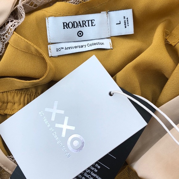 Rodarte For Target Mustard Yellow Tulle Slip Dress - Picture 6 of 9